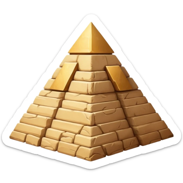 Pyramide sticker