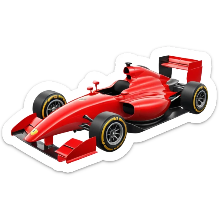 f1 side view sticker