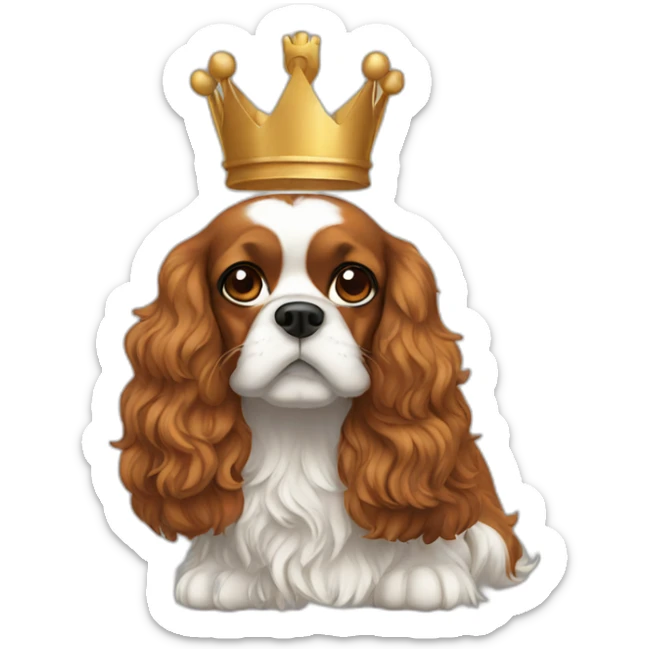 king charles sticker