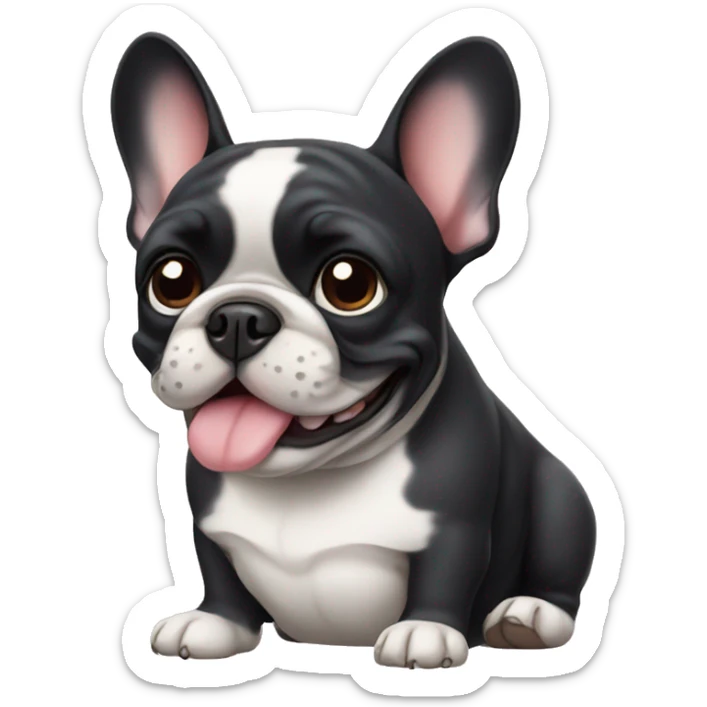 French bulldog sticker