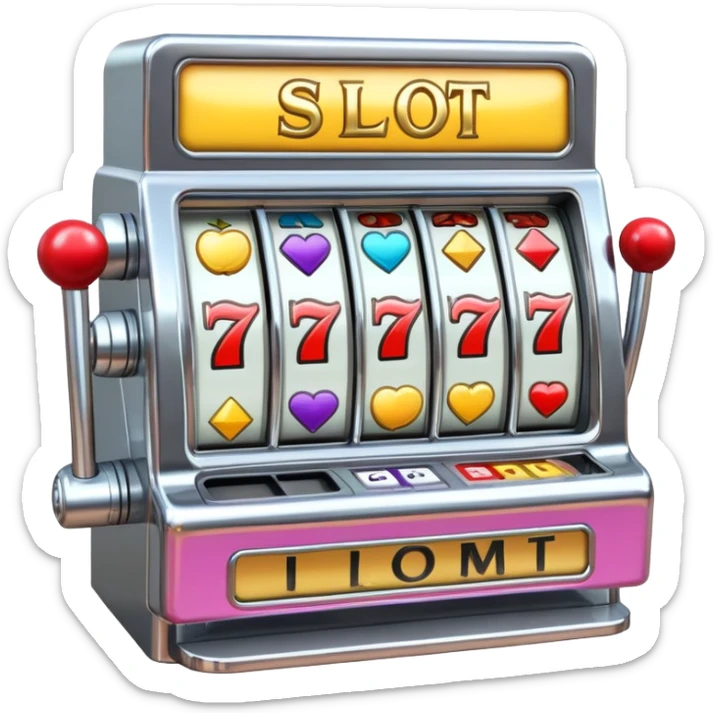 slot machine sticker