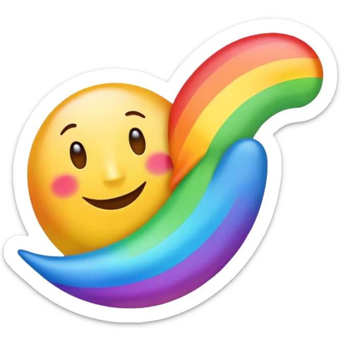 expressive emoji of a handwritten letter with the text 'Puissant Imbattable', bright colors, positive and energetic atmosphere sticker