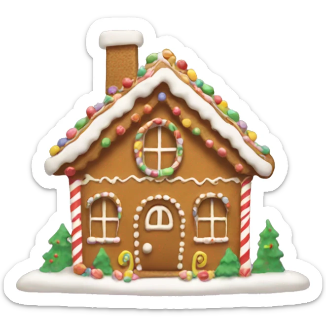Gingerbread house  sticker
