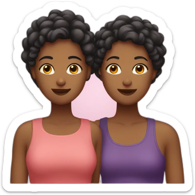Lesbian Couple sticker