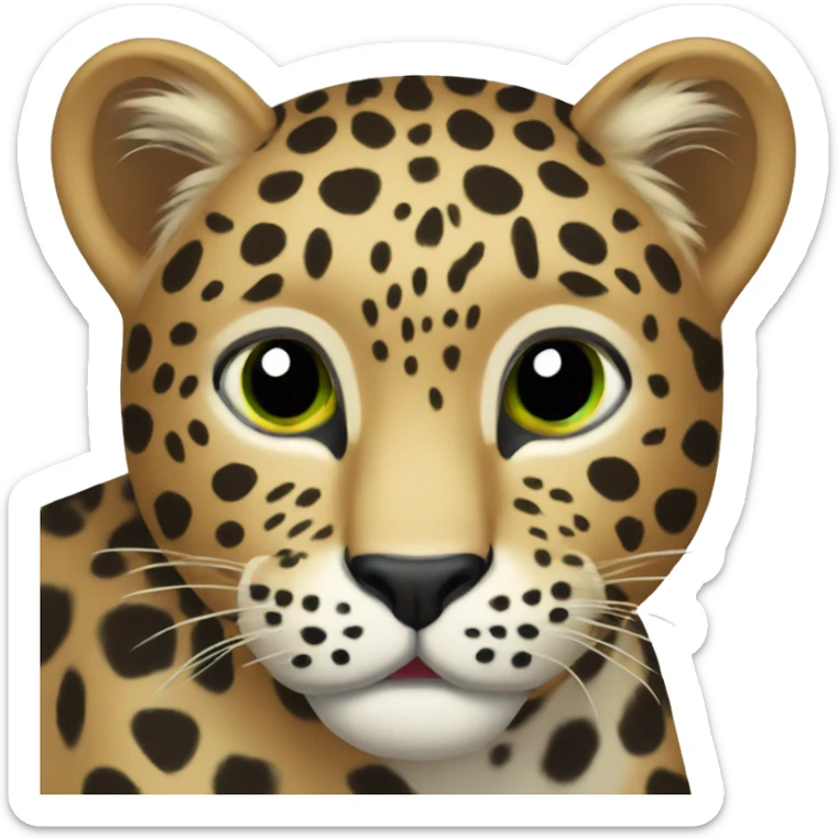 Leopard sticker
