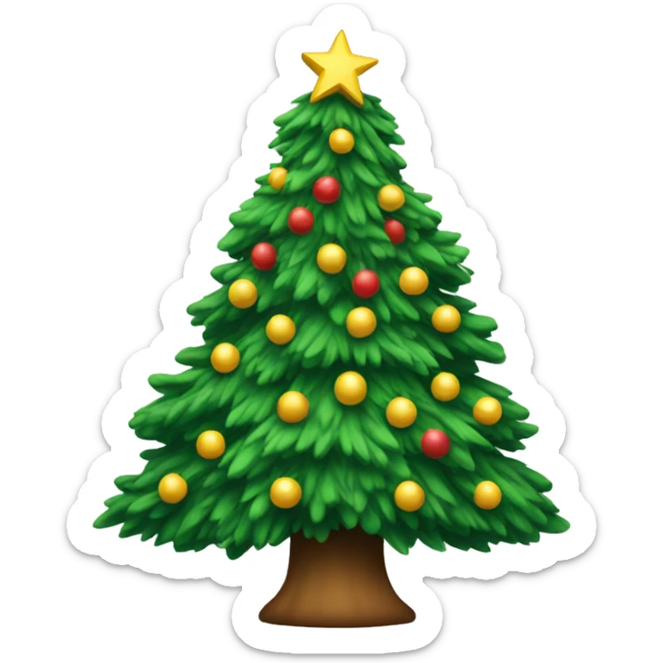 Christmas tree  sticker