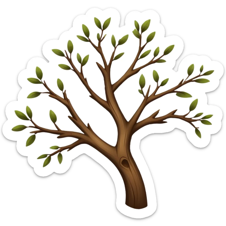 Tree branch sticker