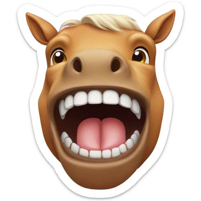 Horses mouth sticker