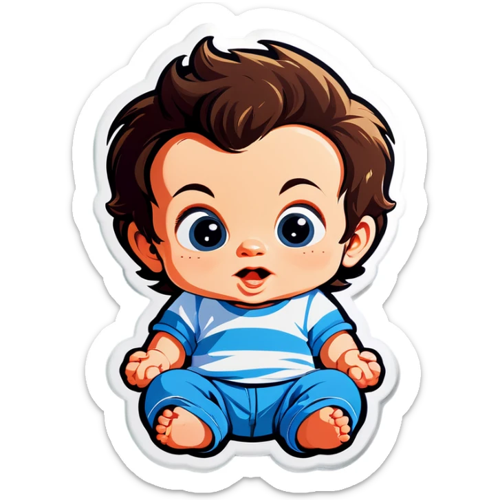 Baby Sam sticker