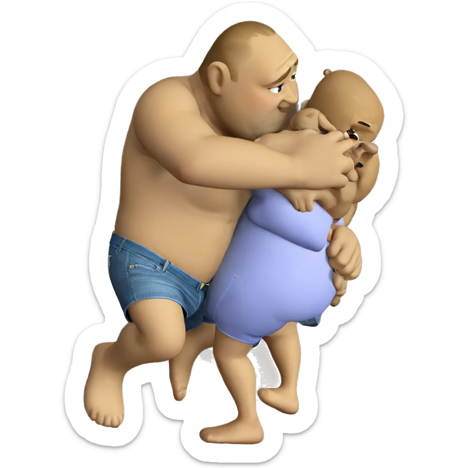 barefoot green skin parody sticker