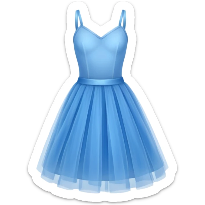 cinematic-realistic-blue-tutu,-layers-of-fine,-soft-tulle-forming-a-voluminous-and-airy-skirt,-delicate-folds-catching-the-light,-slightly-frayed-edges-adding-authenticity,-glowing-softly-with-a-warm-and-ethereal-elegance sticker