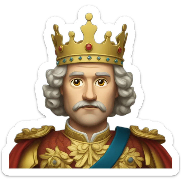 swedish king  sticker