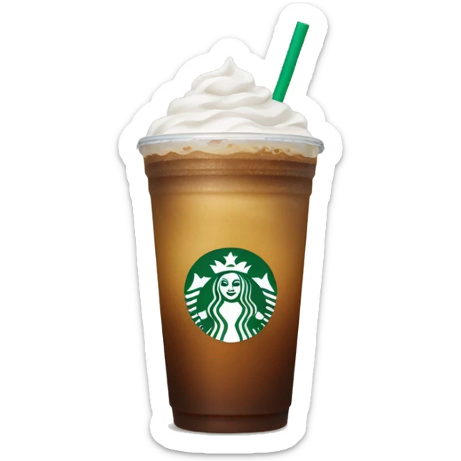 Starbucks drink sticker