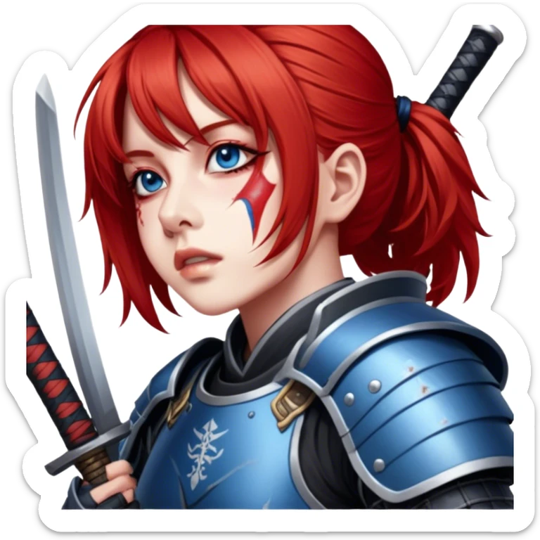 Battle-Ready Samurai sticker