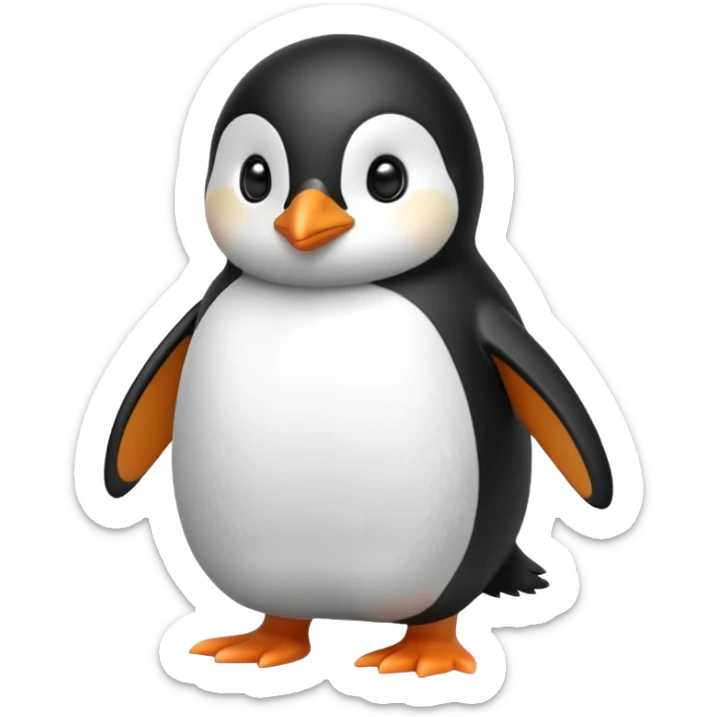 Cute pinguin
 sticker