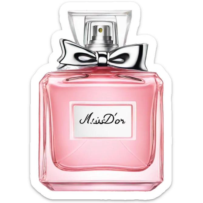 Miss dior perfume sticker