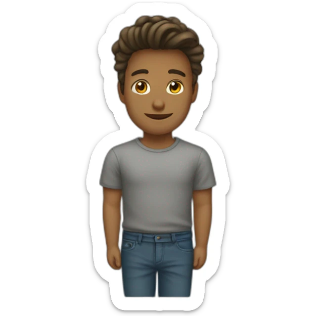 5 homme qui court derriere une femme sticker