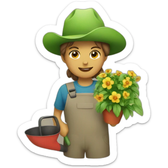 gardening sticker