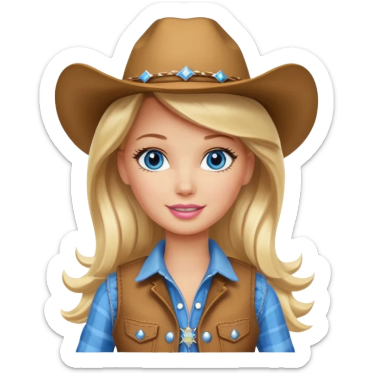 Barbie from the movie Disney Pixar's Toy Story  sticker