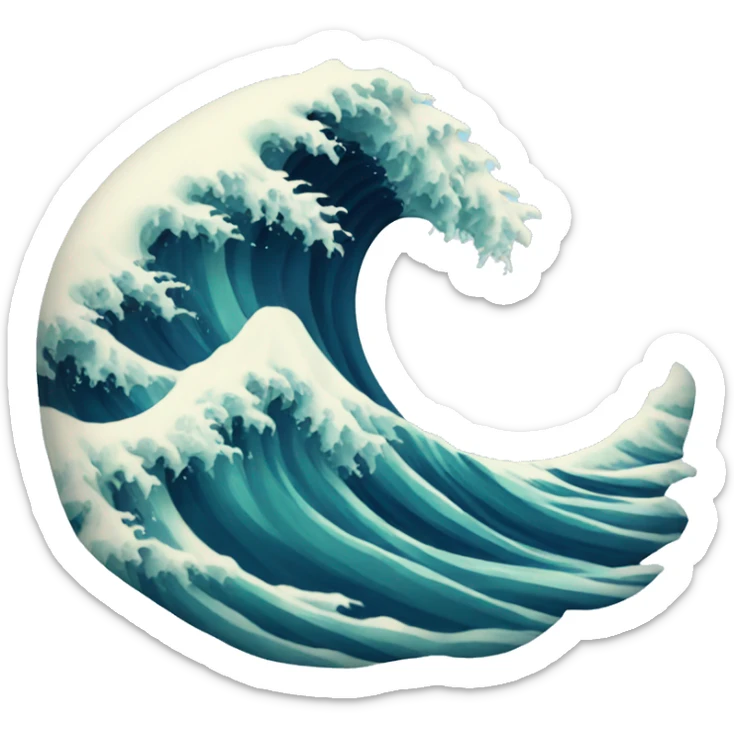 wave sticker