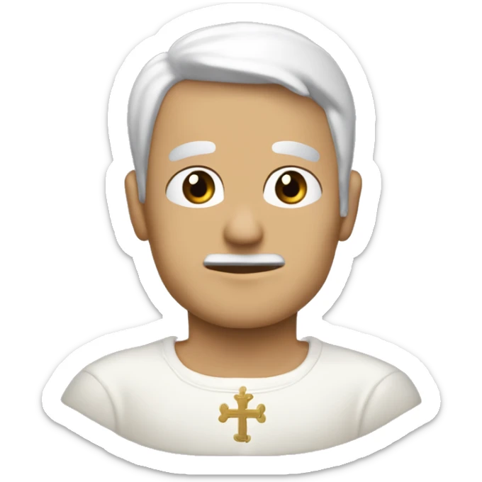 Créame una persona con los brazos cruzados en la cabeza ￼ sticker