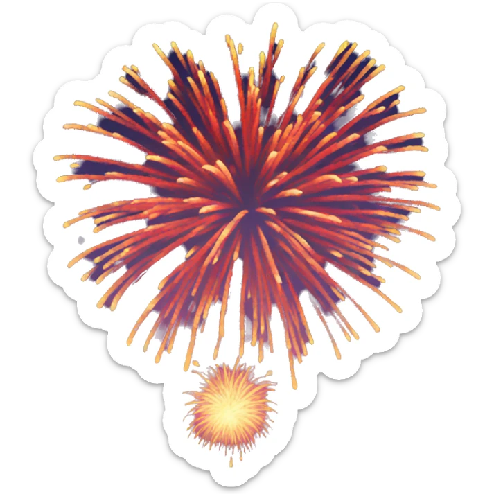 fireworks sticker