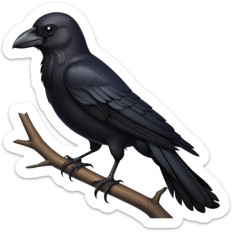 crow sticker