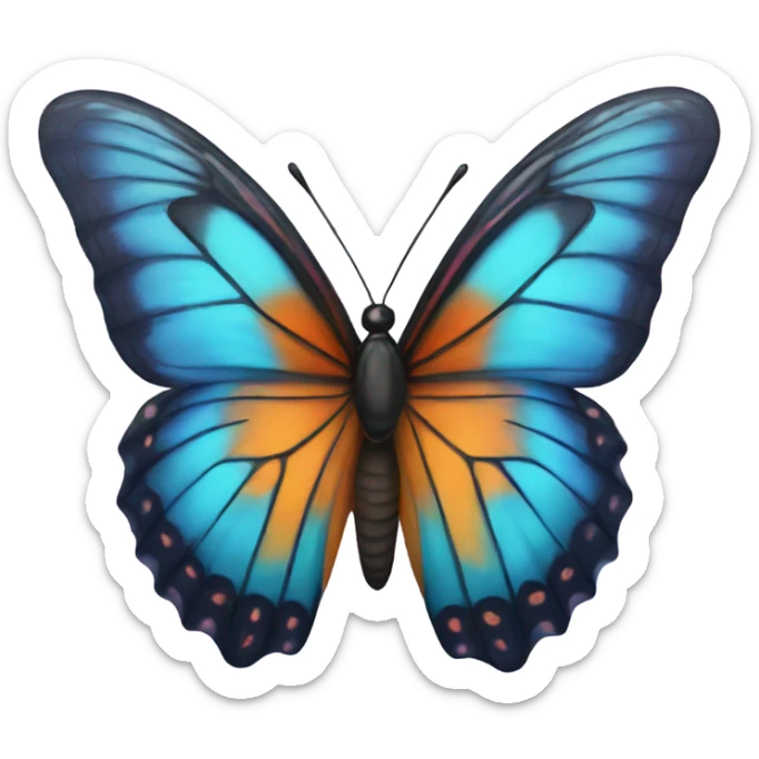 Butterfly sticker