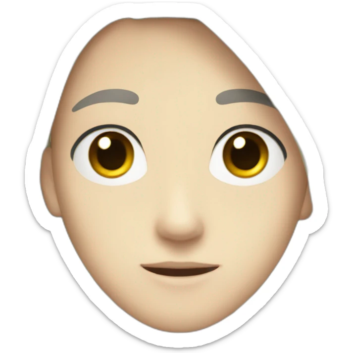 t the age of fourteen. He has black hair, looks like a Korean, and has white skin sticker