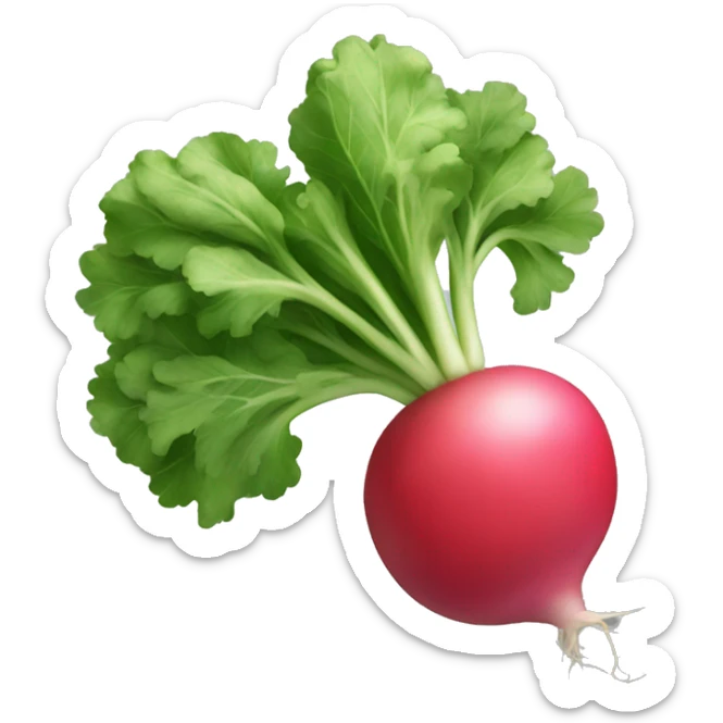 radish sticker