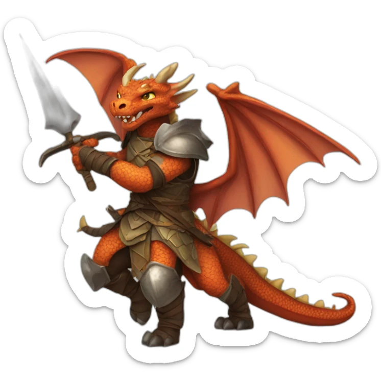 Dragon slayer sticker