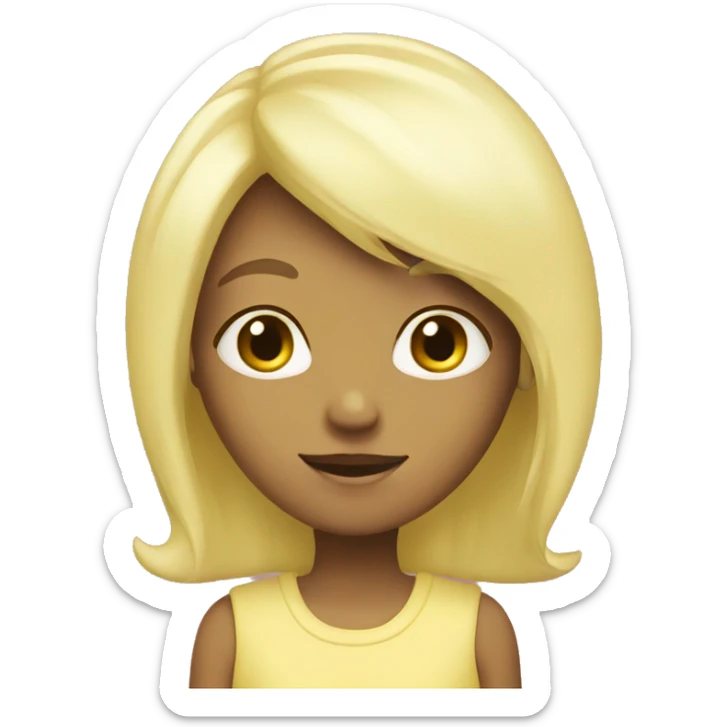 pastel yellow sticker