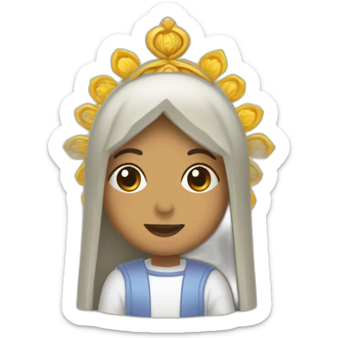 rocieras caminando por el coto hacia la virgen del rocio sticker