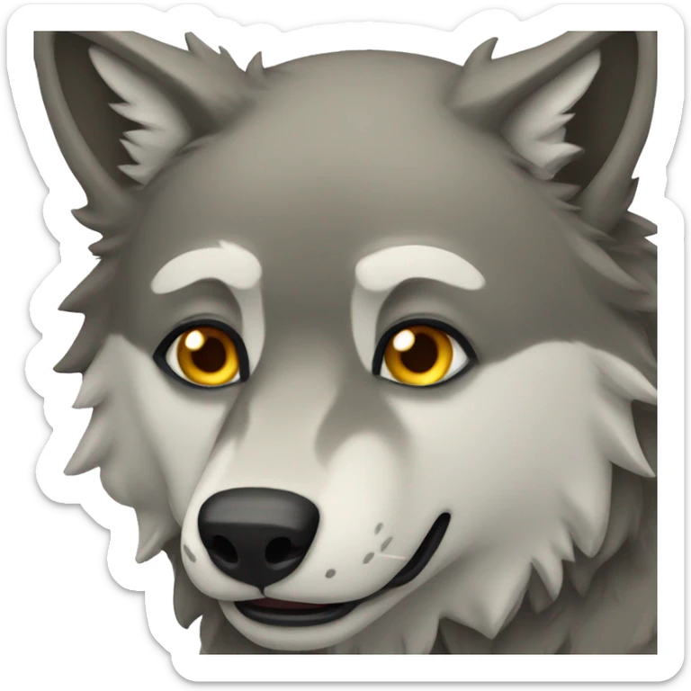 wolf  sticker