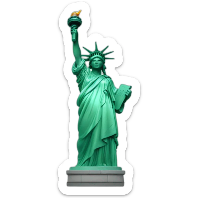 statue of liberty sticker