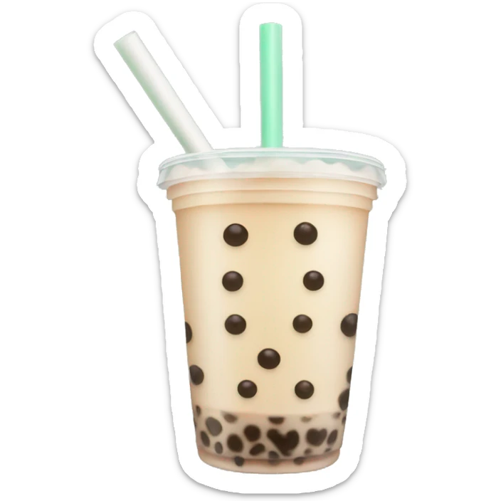 Bubble tea sticker