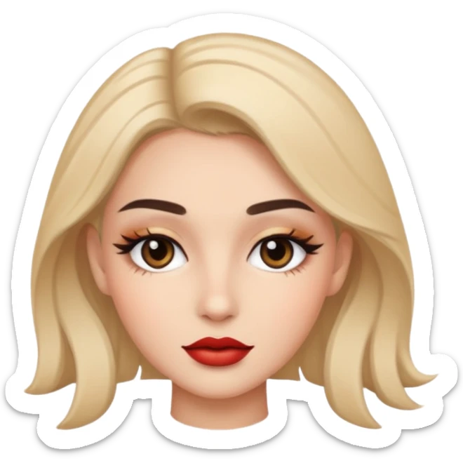 Batom tendência  sticker