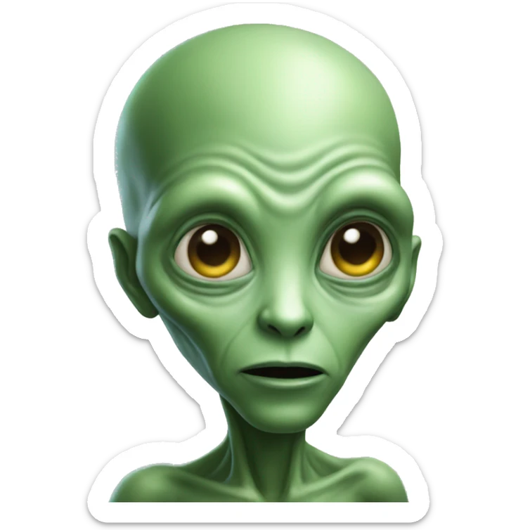 Alien sticker