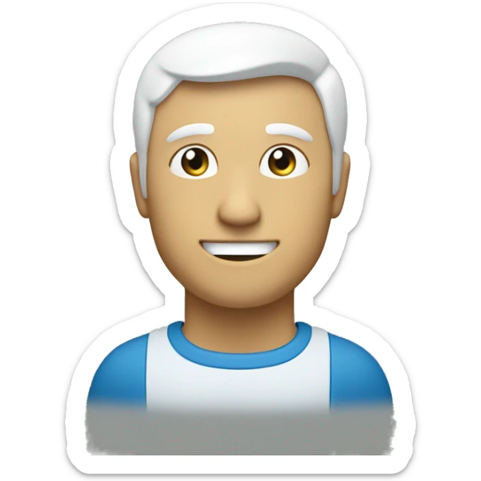 Text that says FJB in bold with the F&B being blue and the J being white sticker