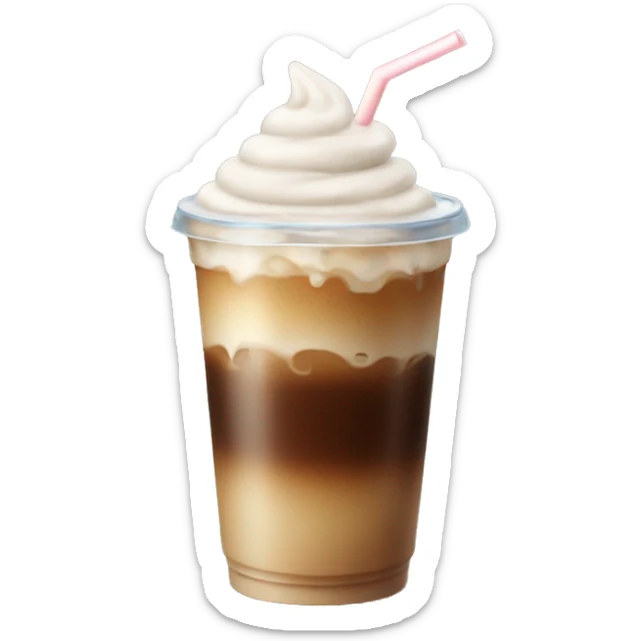 Iced coffe sticker
