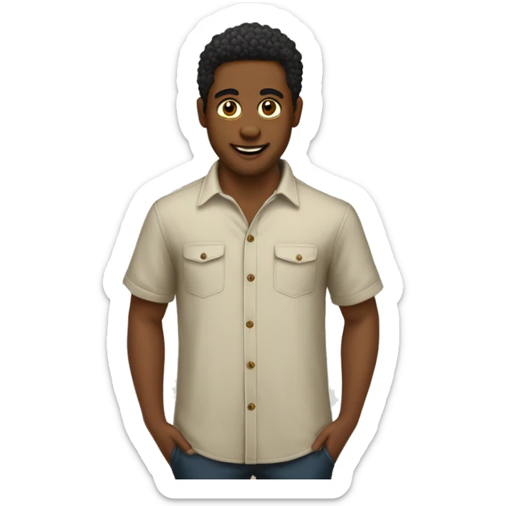 menino criança olhos castanhos cabelo loiro pele bege claro camisa manga longa preta sticker