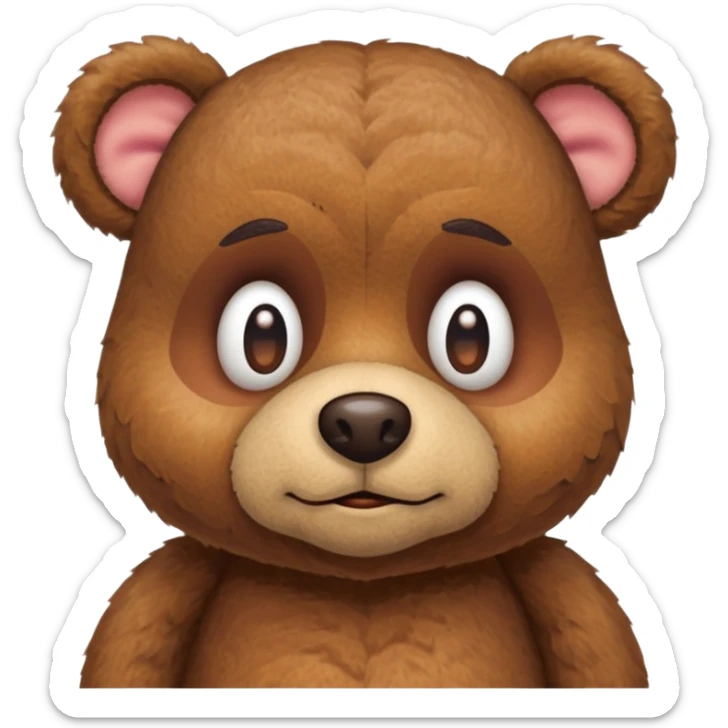 Mr Bean Teddy sticker