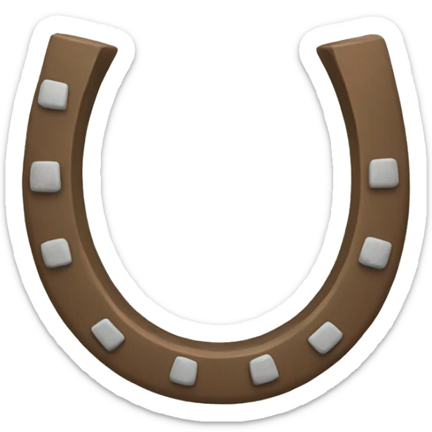 Horseshoe sticker