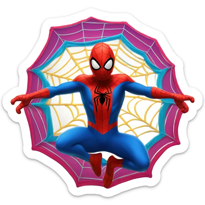 Photorealistic pregnant Spiderman pregnant pregnant pregnant  sticker