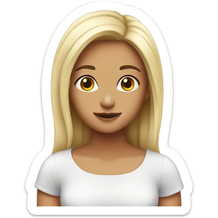 Girl  love hier besti sticker