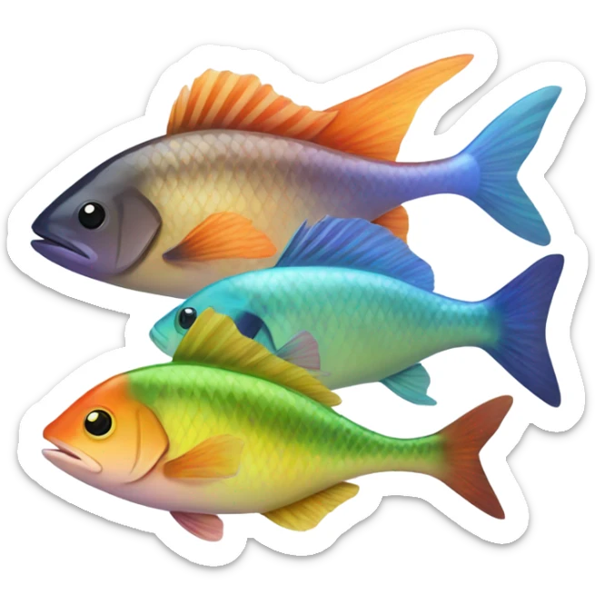 Fish sticker