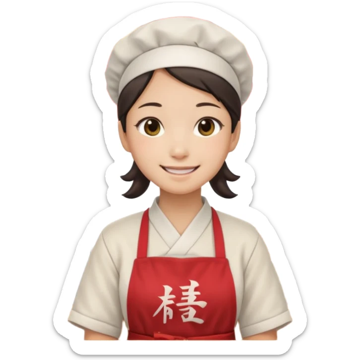 emoji de um lojista japones em uma barraquinha de comida sticker