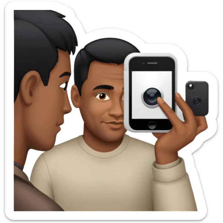 Filming iphone sticker