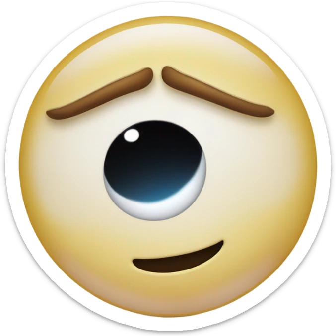 an emoji sucking in a big gasp of air sticker