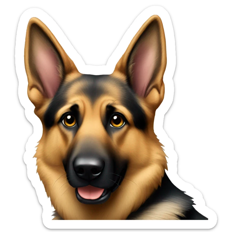 german shepherd sticker